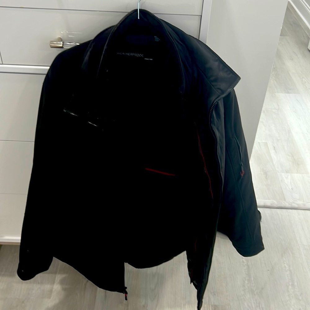 Beautiful, black, very warm jacket by weatherproof
